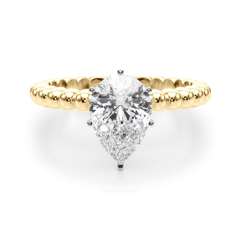 Olia Lab-Created 6 Prong  Diamond Ring