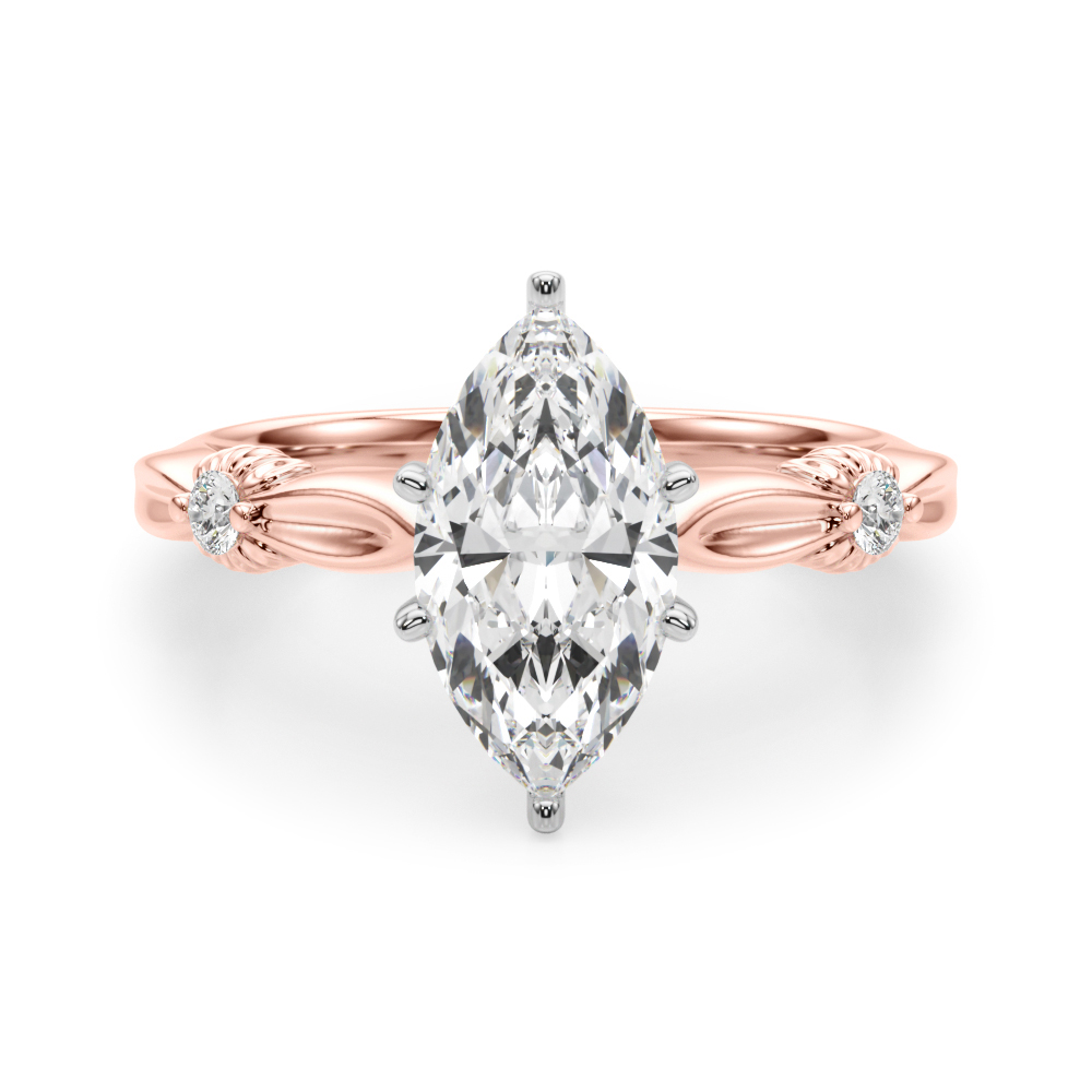 Lab-Created 6 Prong Diamond Ring