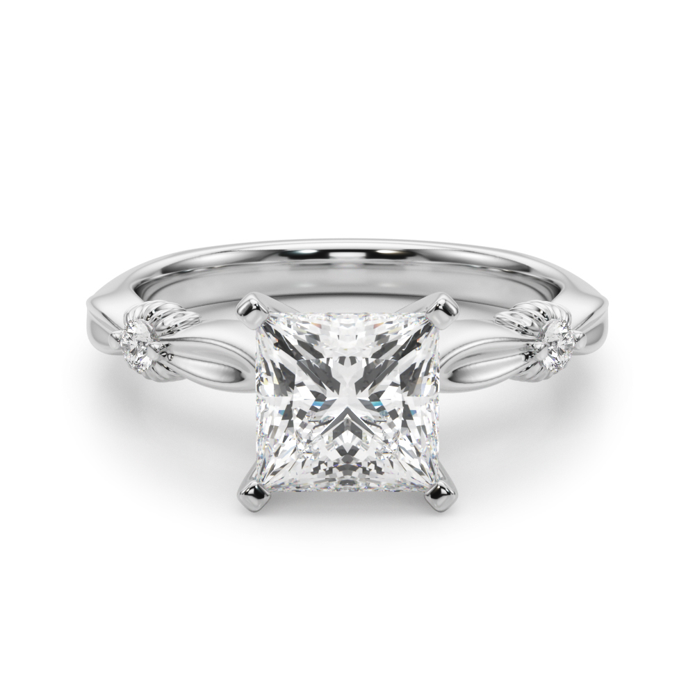 SunshineDiamonds Side Stone Diamond Diamond Rings in 925 - 46