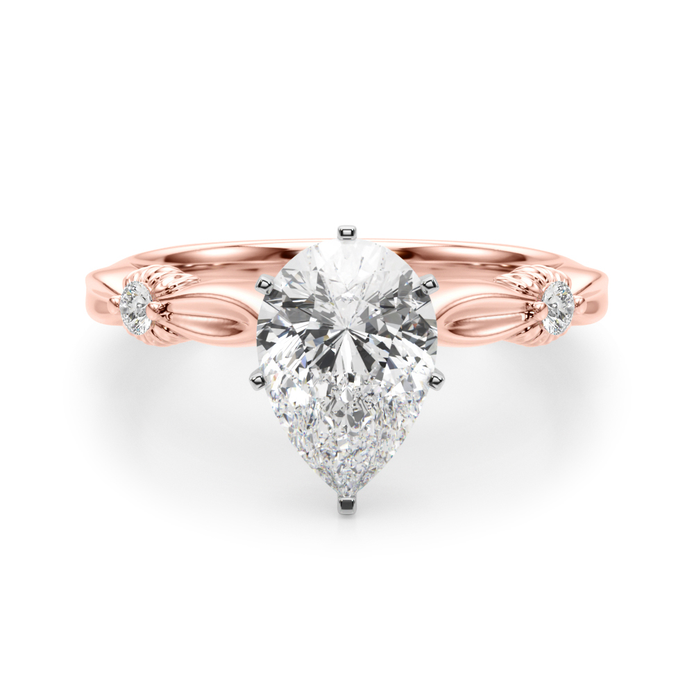 Lab-Created 6 Prong Diamond Ring