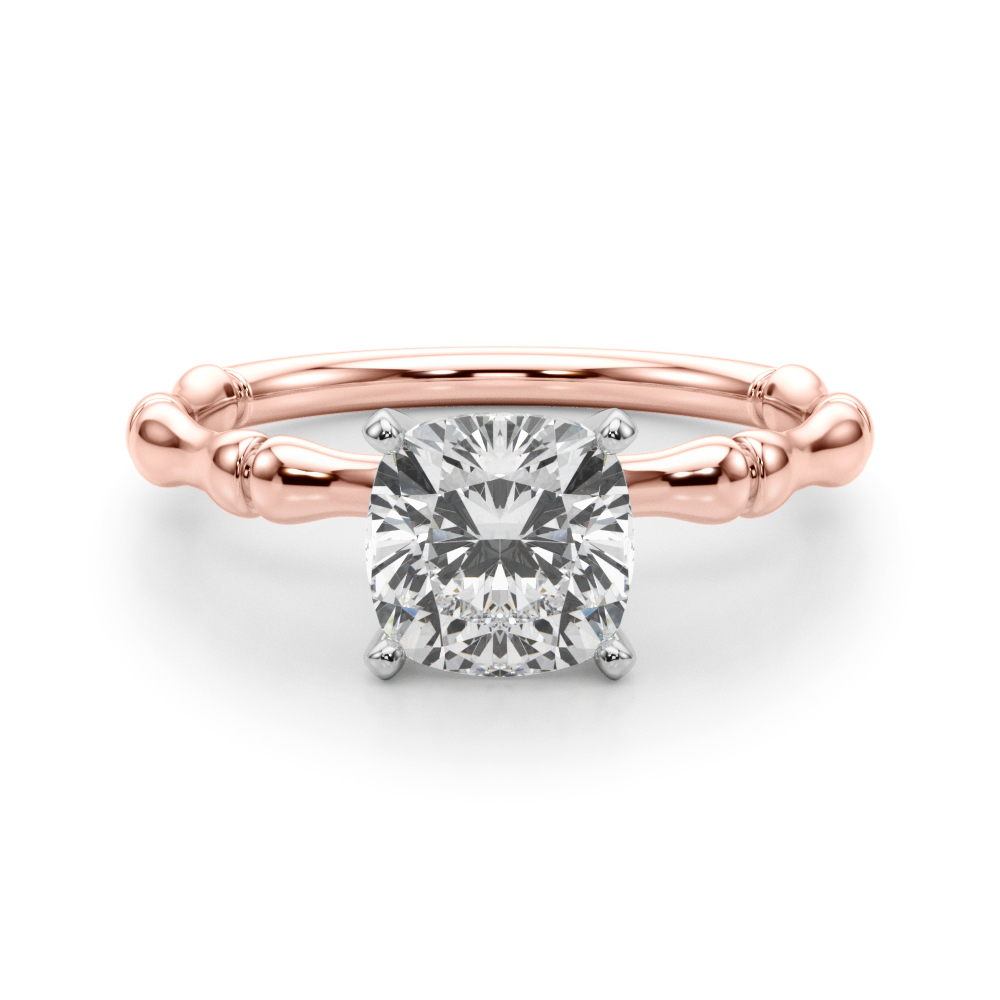 SunshineDiamonds Diamond Solitaire Diamond Rings in 9K Rose - 119