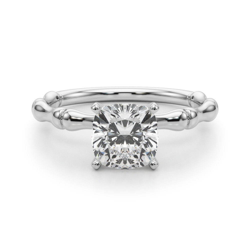 Oakleyl Natural 4 Prong  Solitaire Diamond Ring