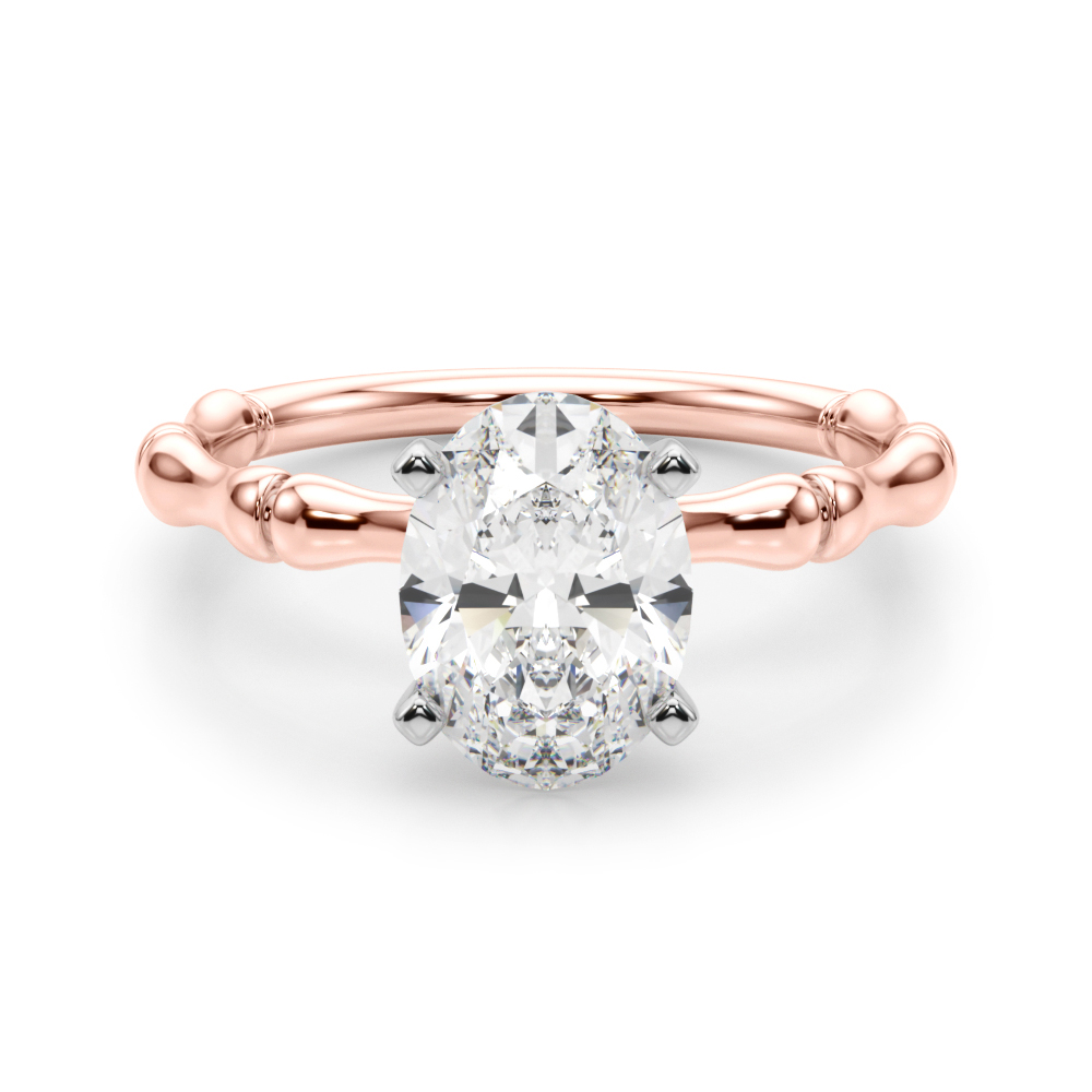 SunshineDiamonds Diamond Solitaire Diamond Rings in 9K Rose - 40