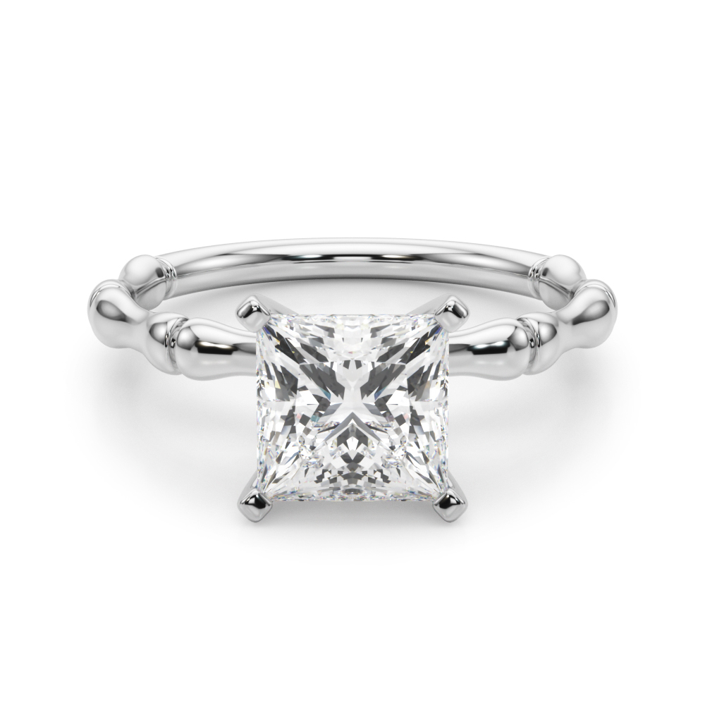 Oakleyl Natural 4 Prong  Solitaire Diamond Ring