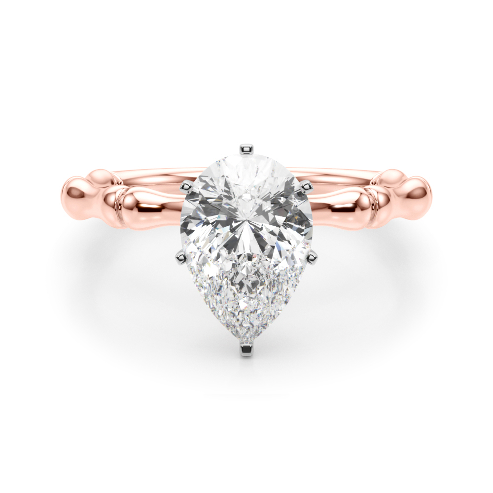 Oakleyl Lab-Created 6 Prong  Diamond Ring