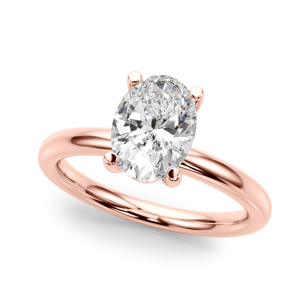 Odella Natural 4 Prong  Diamond Ring