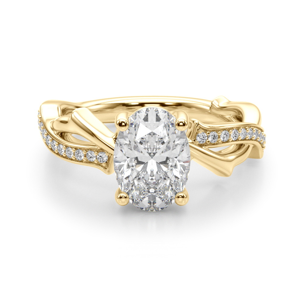 Anica Natural 4 Prong Set Diamond Ring