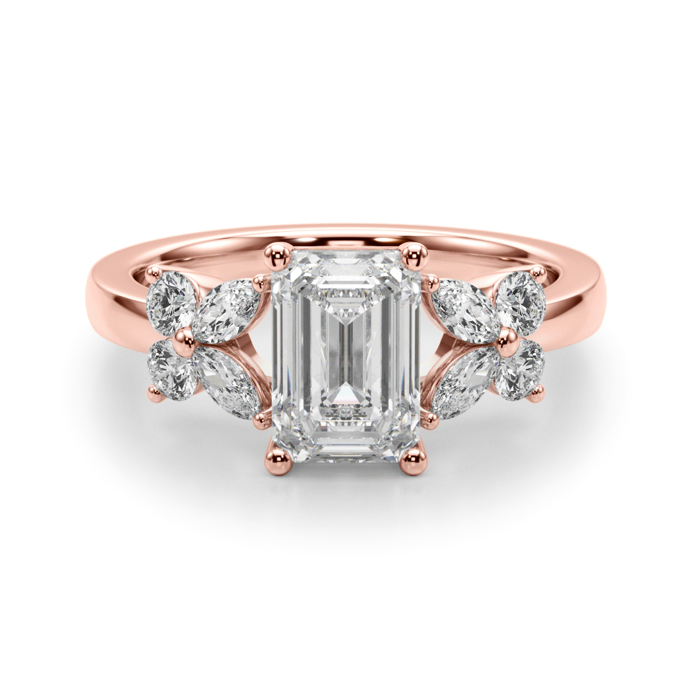 Firzola Natural 4 Prong Set Diamond Ring