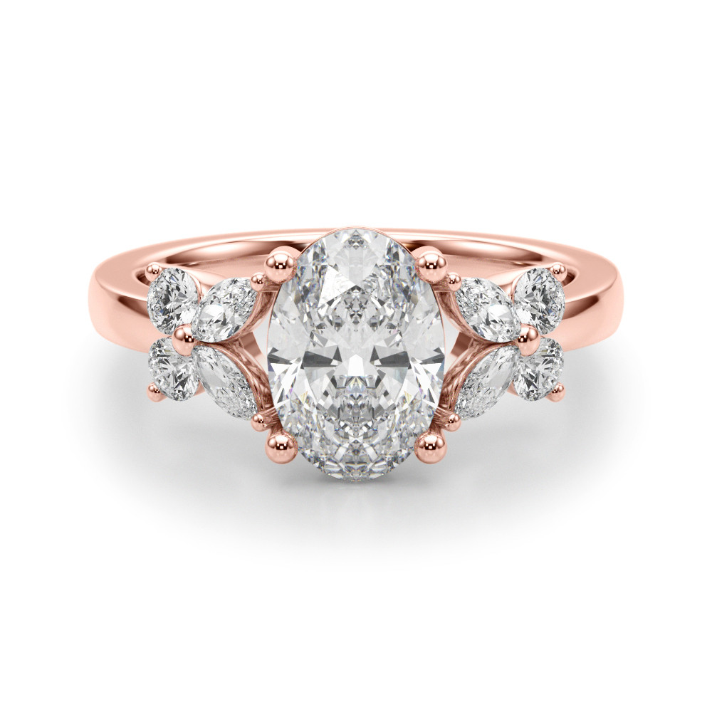Firolin Natural 4 Prong Set Diamond Ring