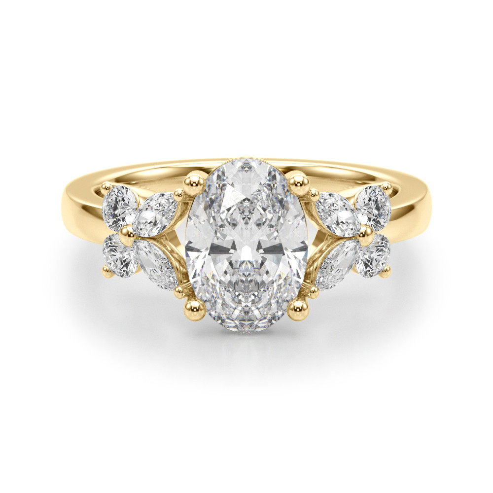 Firolin Natural 4 Prong Set Diamond Ring