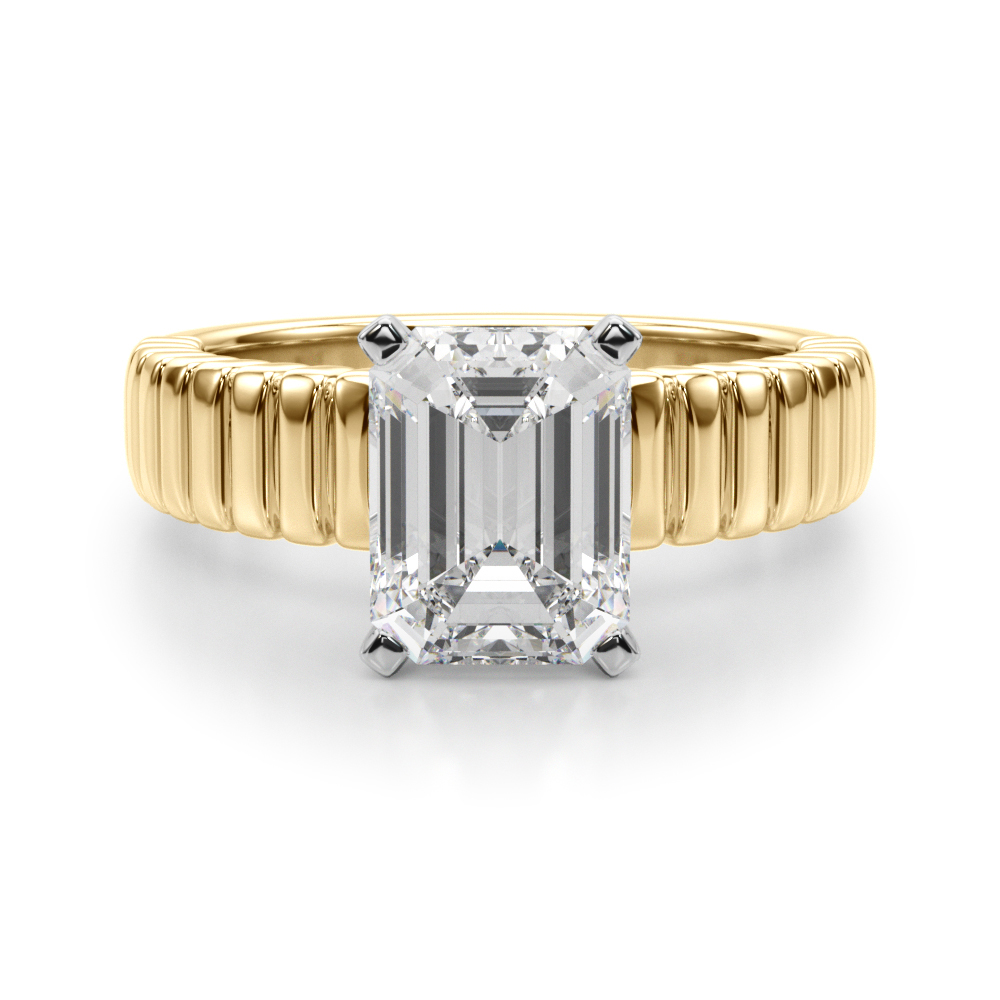 Everin Lab-Created 4 Prong  Diamond Ring