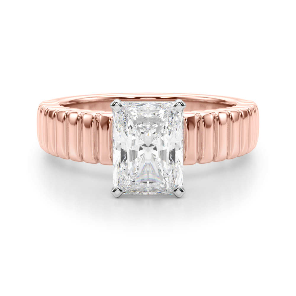 Ereslin Lab-Created 4 Prong  Diamond Ring