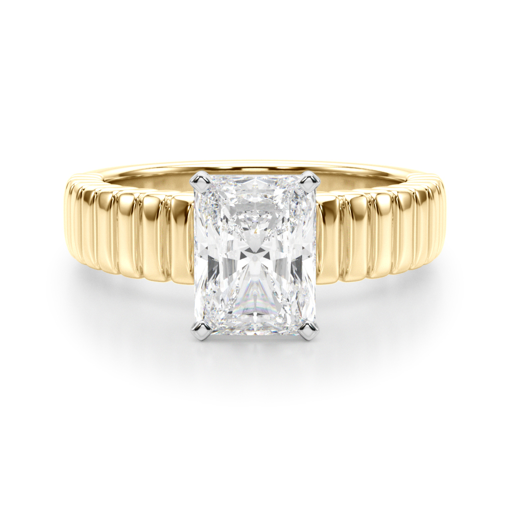Ereslin Lab-Created 4 Prong  Diamond Ring
