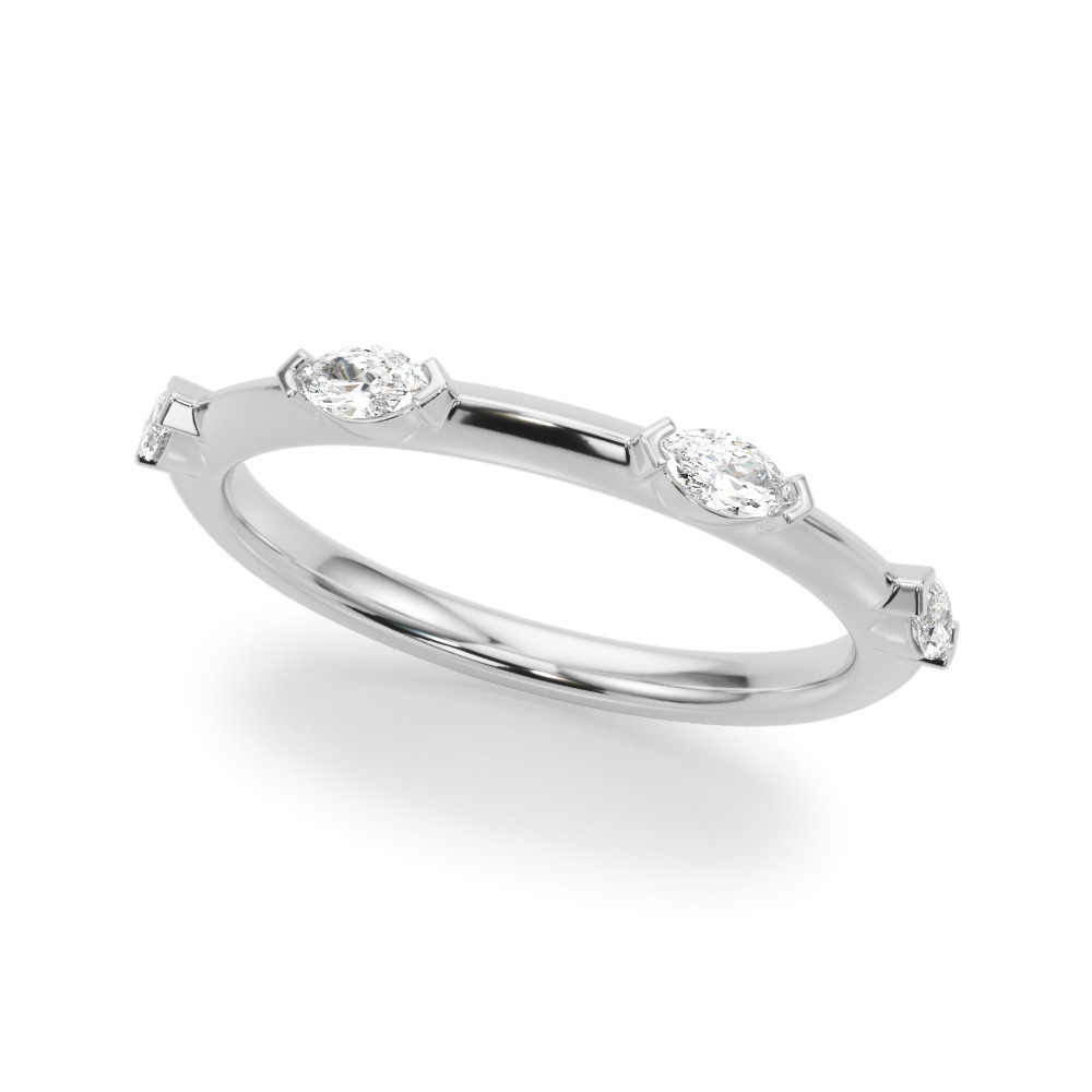Jiyanes Natural Bezel Set Diamond Ring