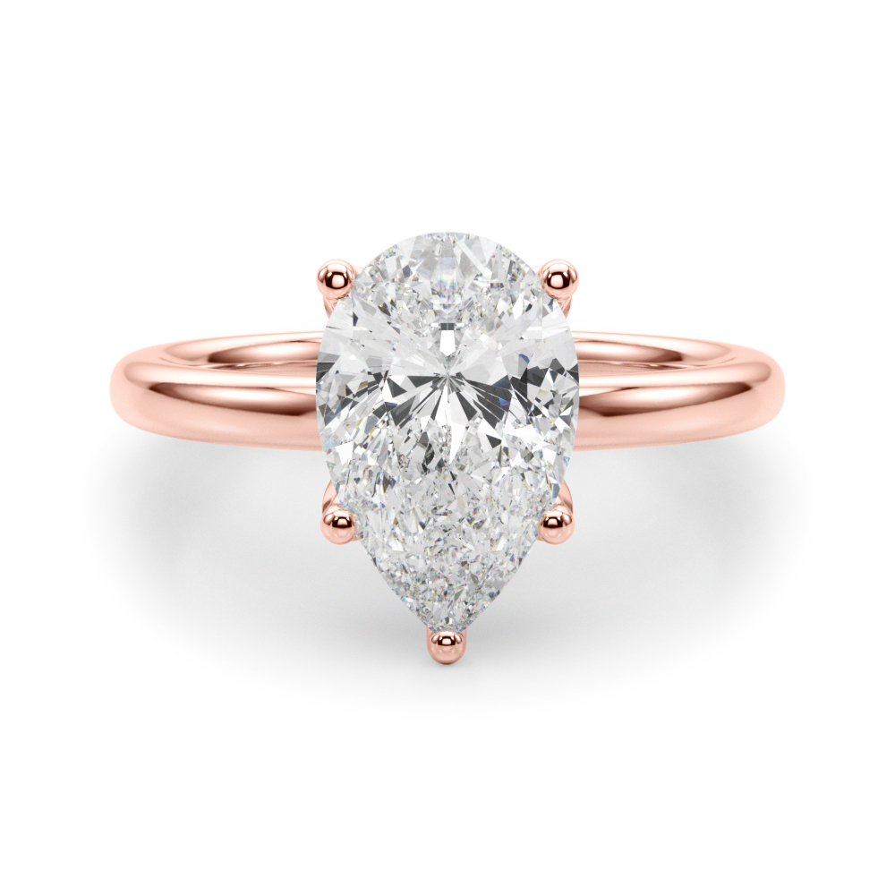Firzota Lab-Created 5 Prong Set Diamond Ring