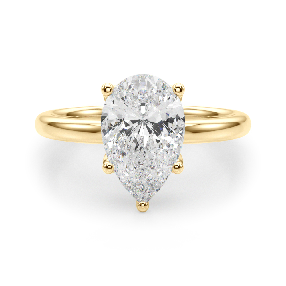 Firzota Lab-Created 5 Prong Set Diamond Ring