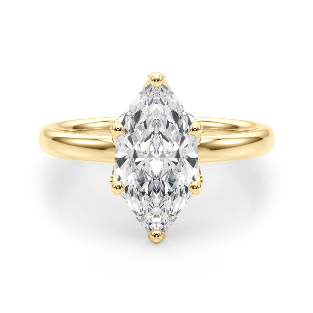 Anicilin Natural 6 Prong Set Diamond Ring