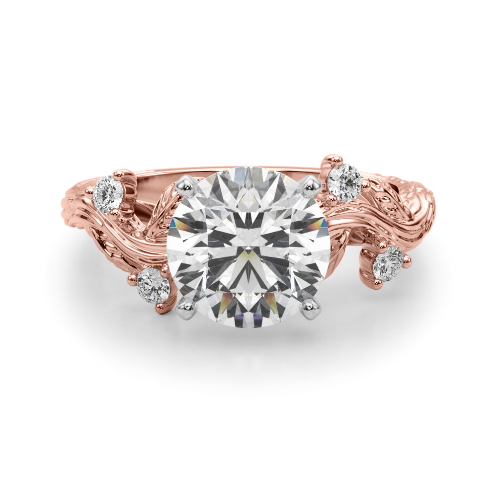 Lijitha Natural 4 Prong Set Diamond Ring