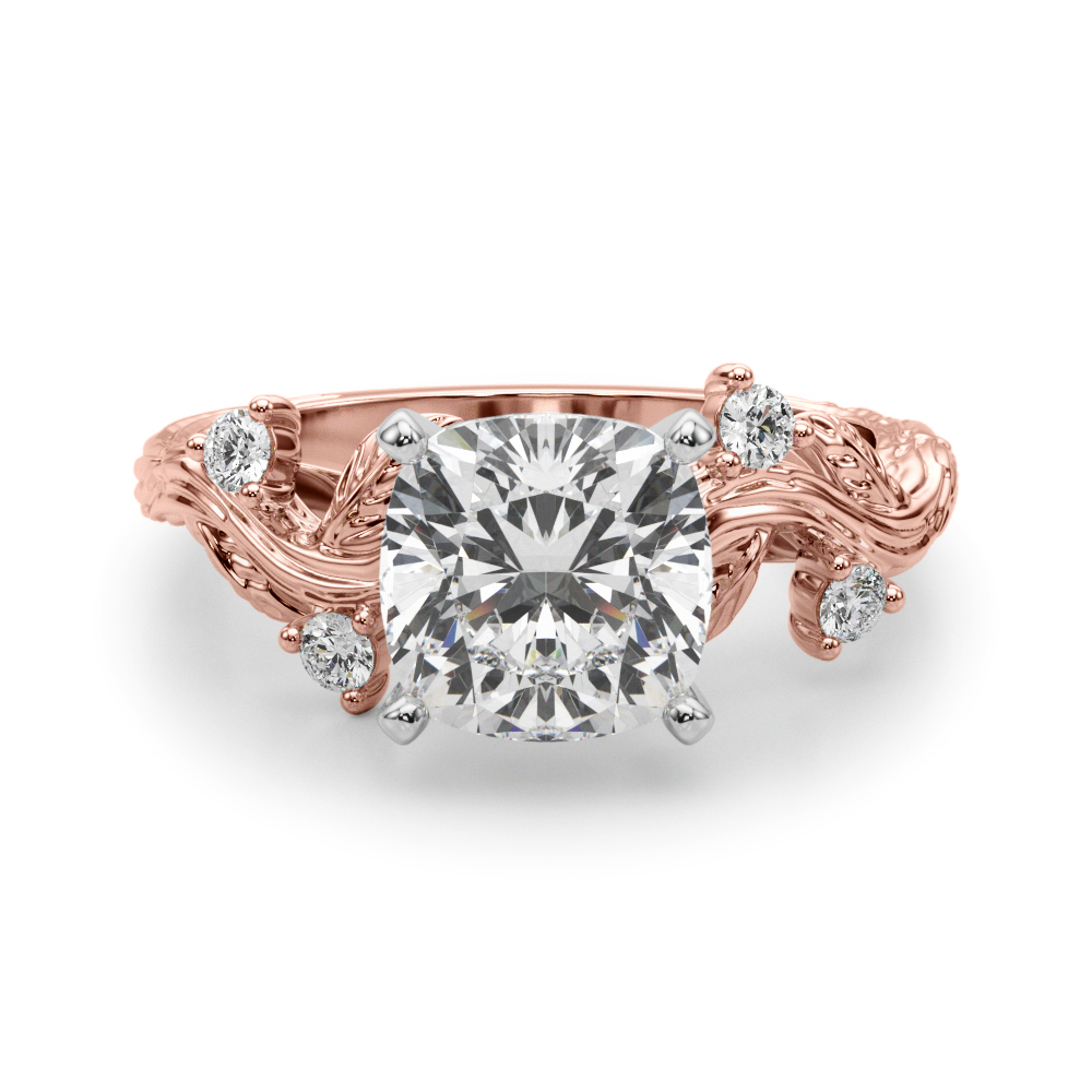 Lijitha Natural 4 Prong Set Diamond Ring