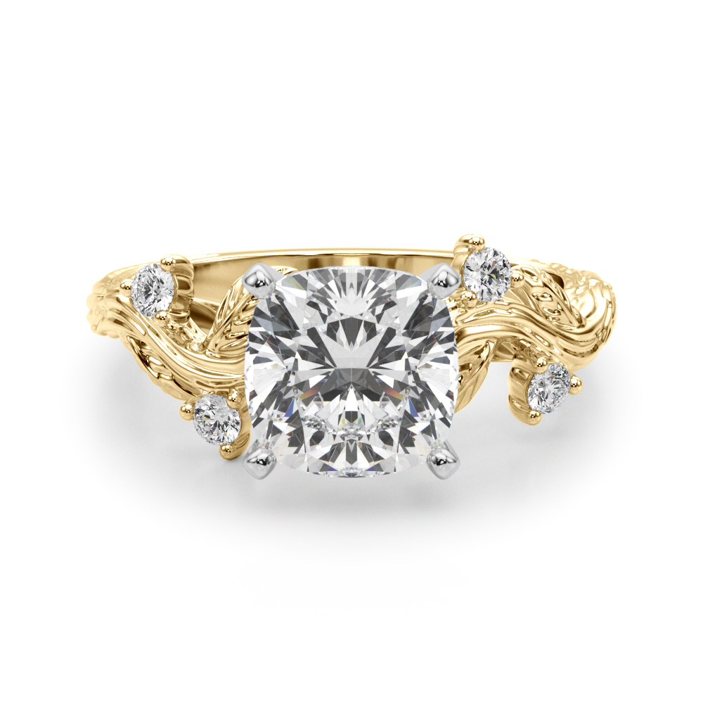 Lijitha Natural 4 Prong Set Diamond Ring