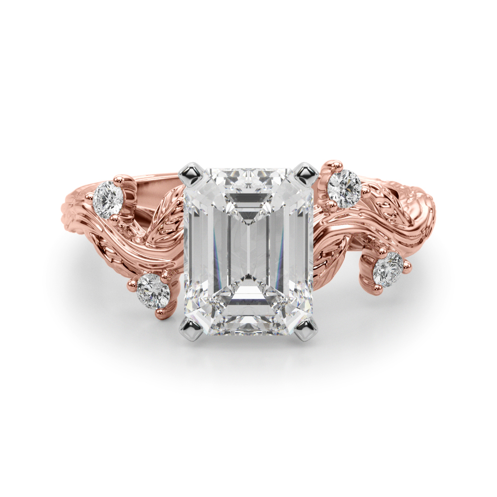 Lijitha Natural 4 Prong Set Diamond Ring