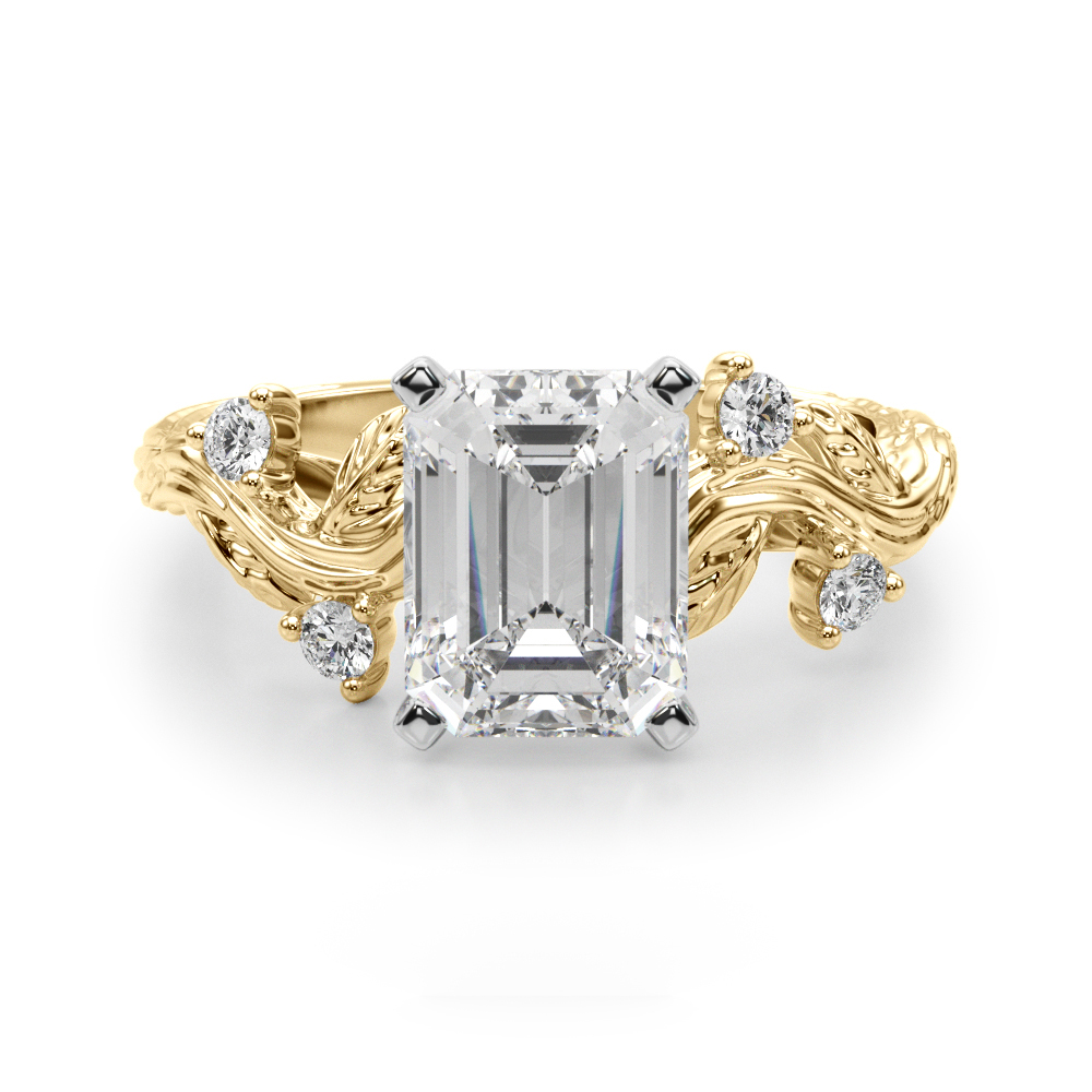 Lijitha Natural 4 Prong Set Diamond Ring