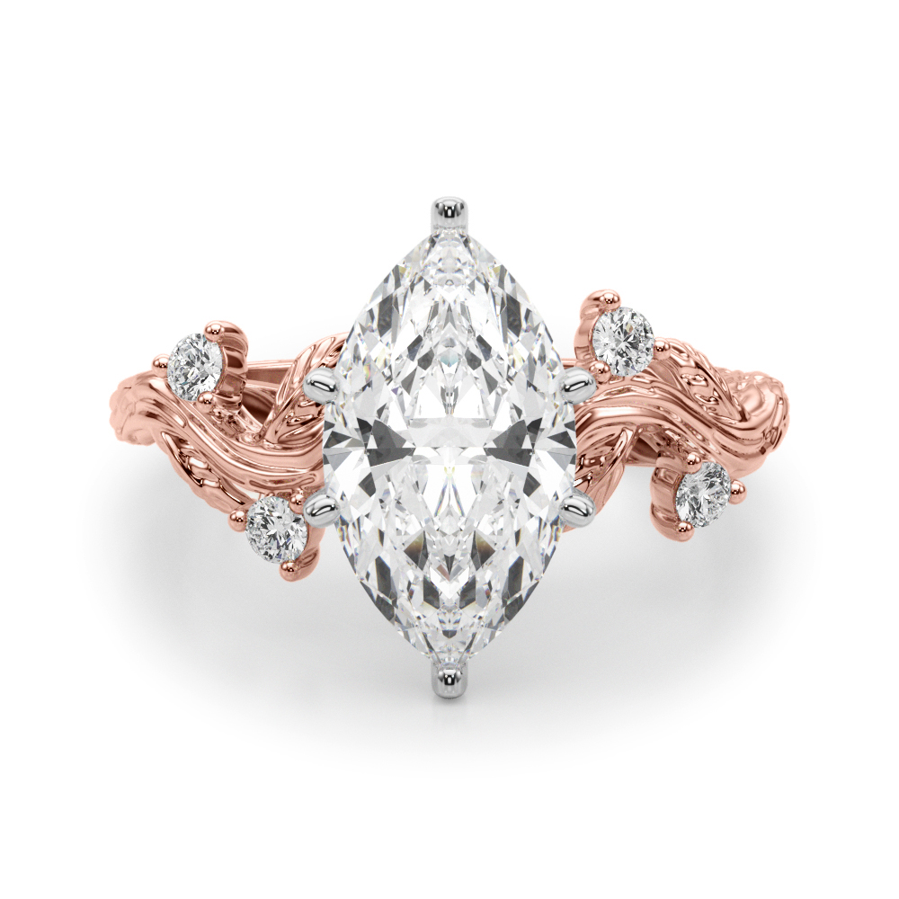 Lijitha Natural 6 Prong Set Diamond Ring