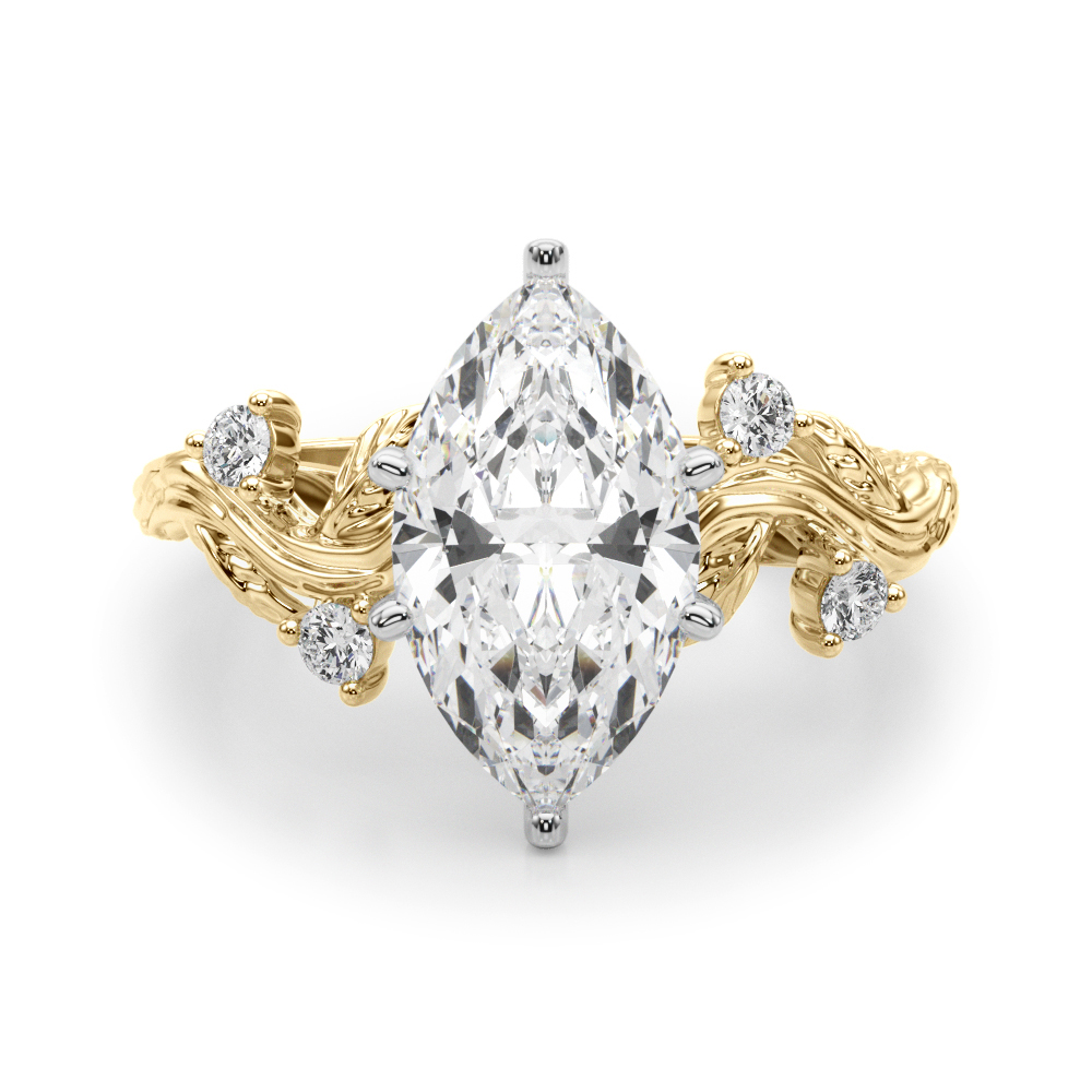 Lijitha Natural 6 Prong Set Diamond Ring