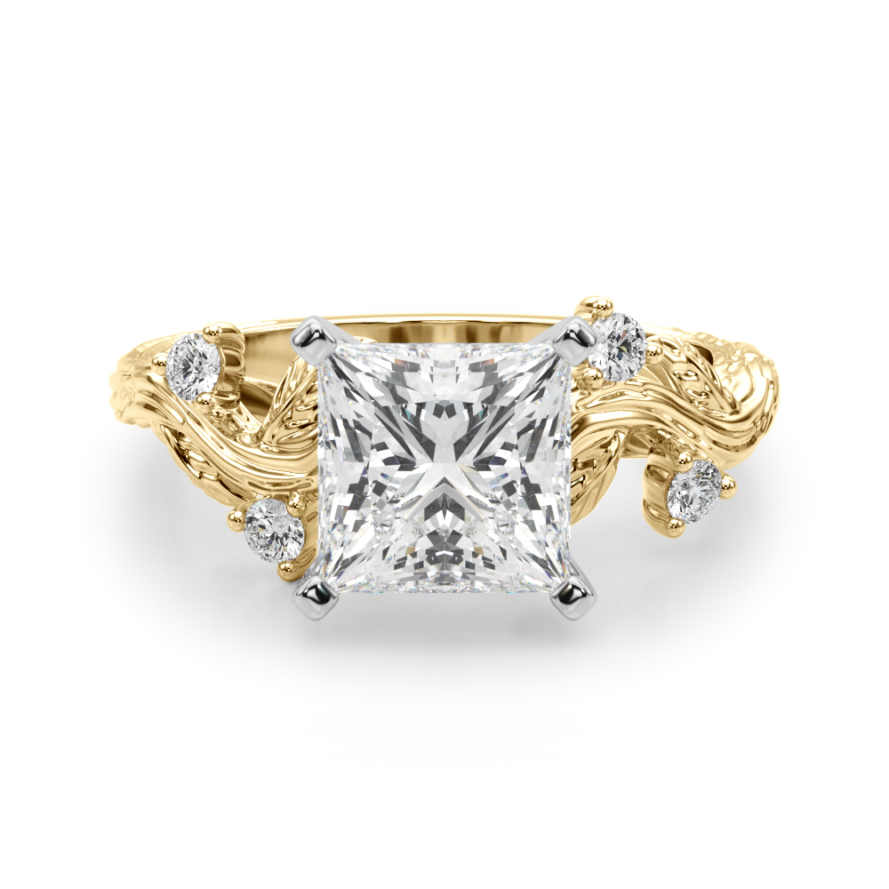 Lijitha Natural 4 Prong Set Diamond Ring