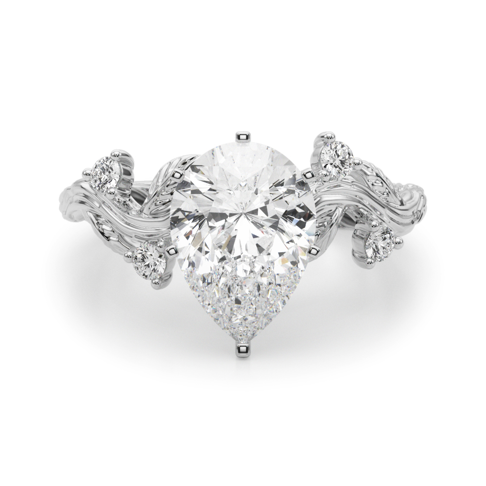 Lijitha Natural 6 Prong Set Diamond Ring