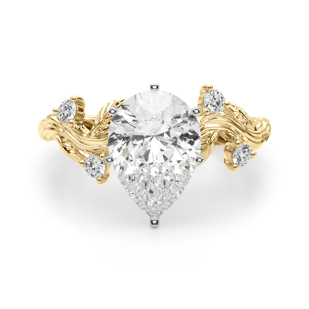 Lijitha Natural 6 Prong Set Diamond Ring