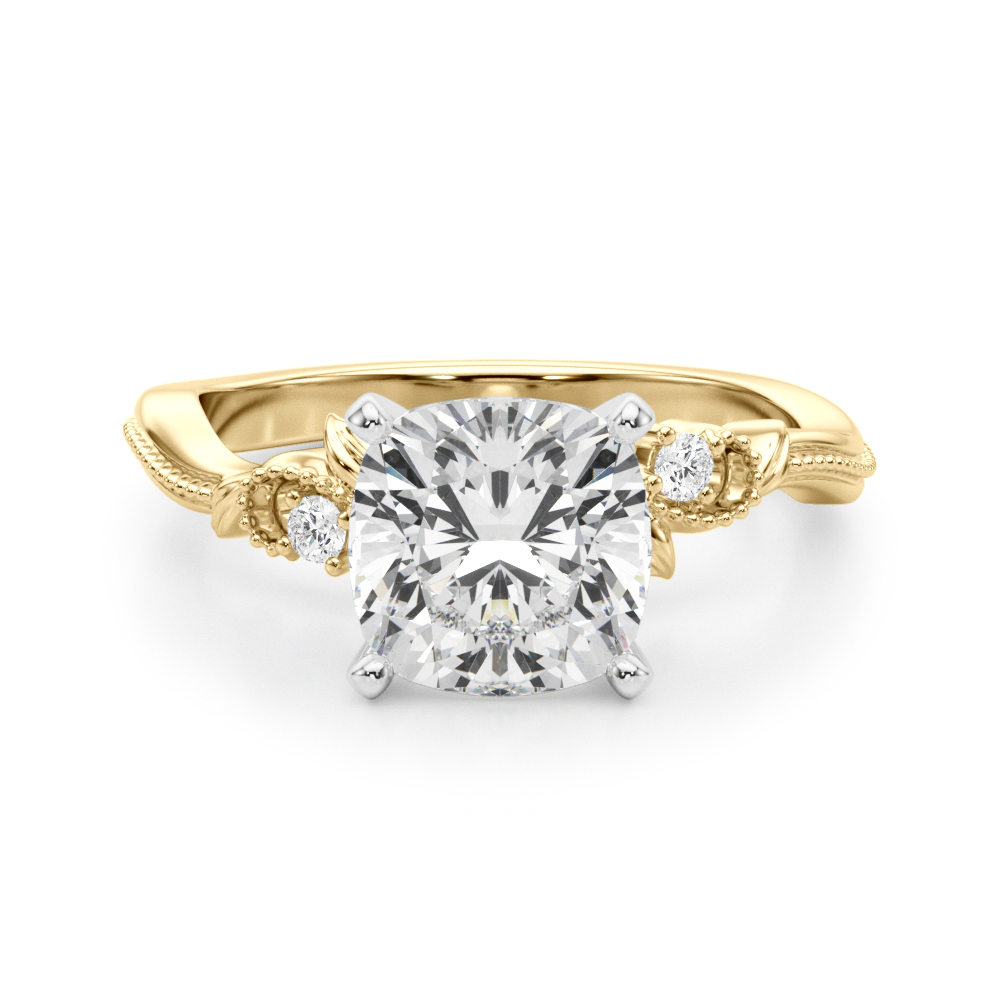 Lorettha Natural 4 Prong Set Diamond Ring