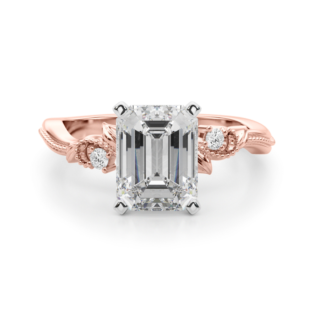 Lorettha Natural 4 Prong Set Diamond Ring