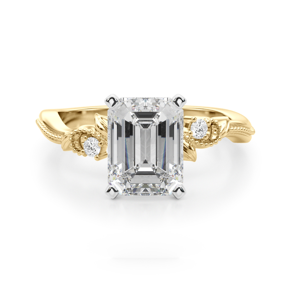 Lorettha Natural 4 Prong Set Diamond Ring