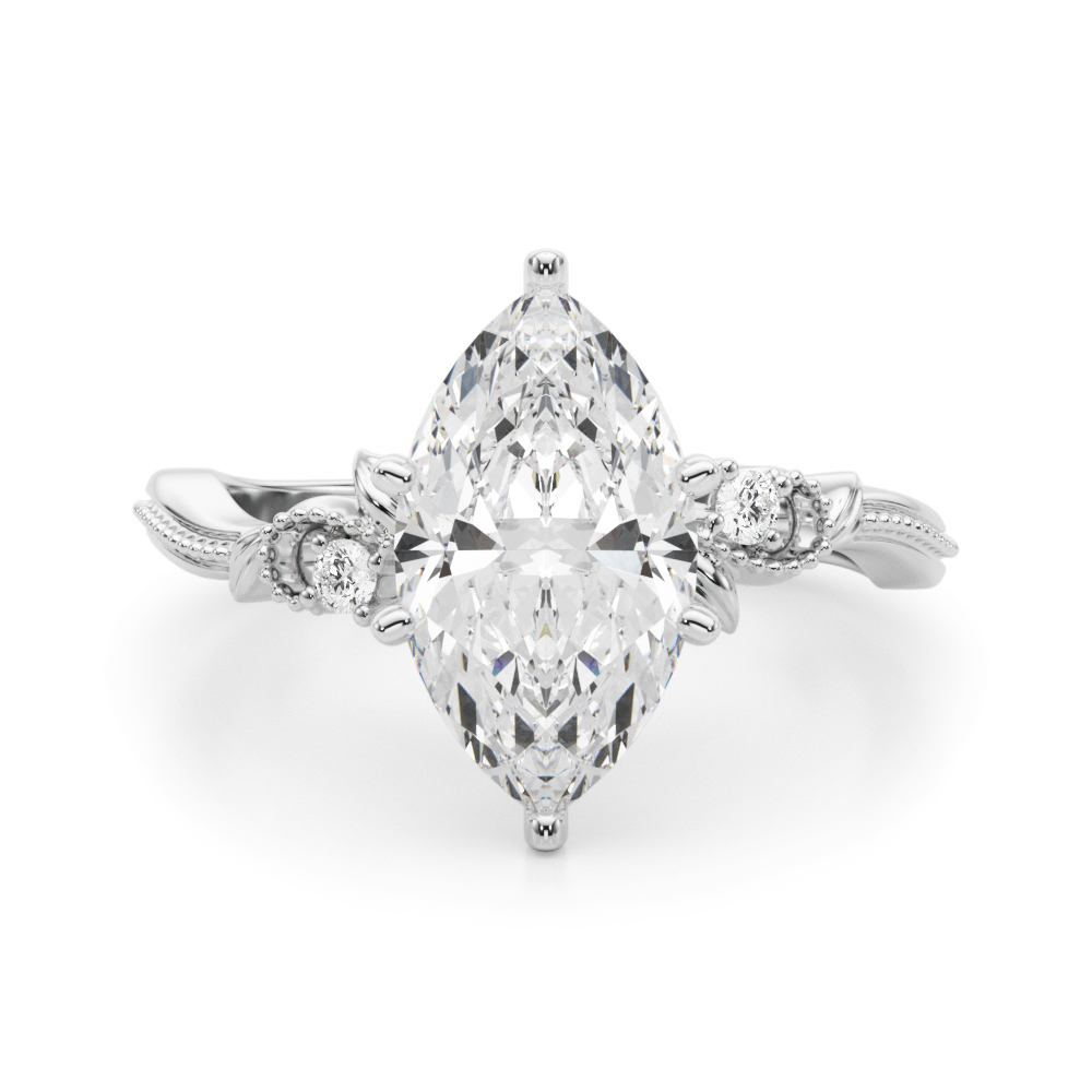 Lorettha Natural 6 Prong Set Diamond Ring