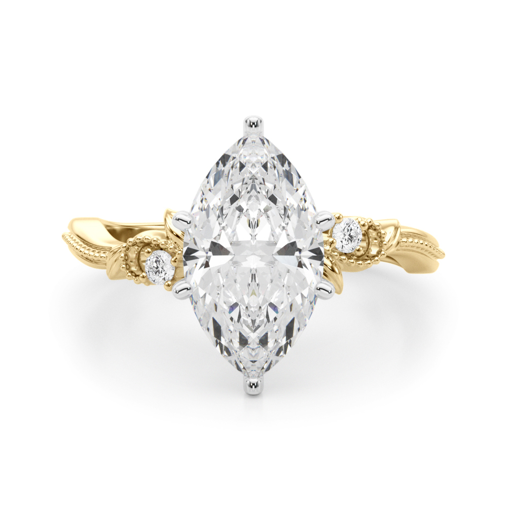 Lorettha Natural 6 Prong Set Diamond Ring