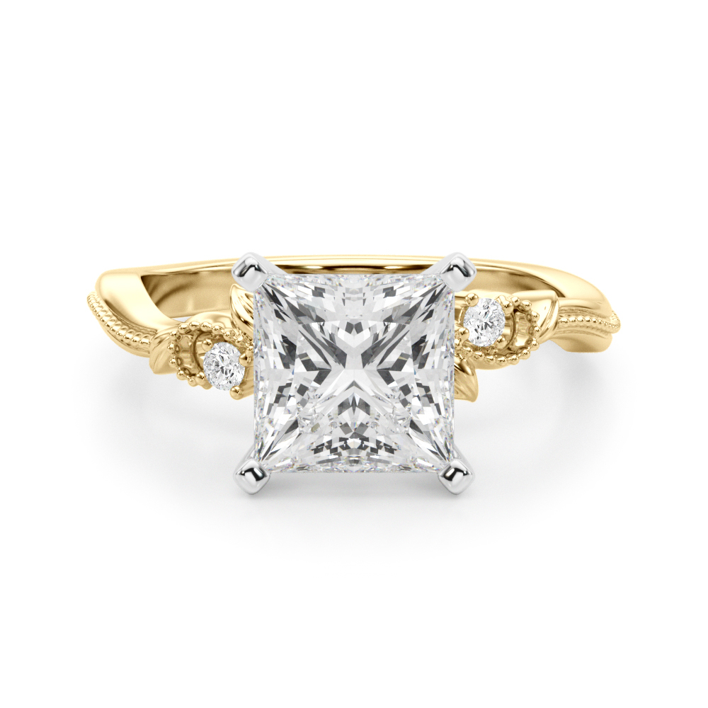 Lorettha Natural 4 Prong Set Diamond Ring