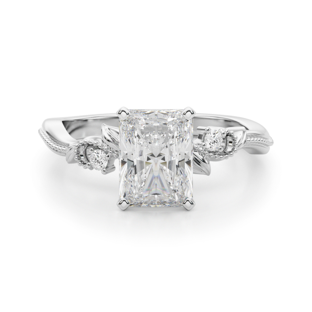 Lorettha Natural 4 Prong Set Diamond Ring
