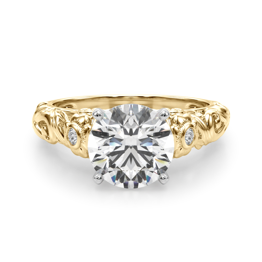 Dafna Natural 4 Prong Set Diamond Ring