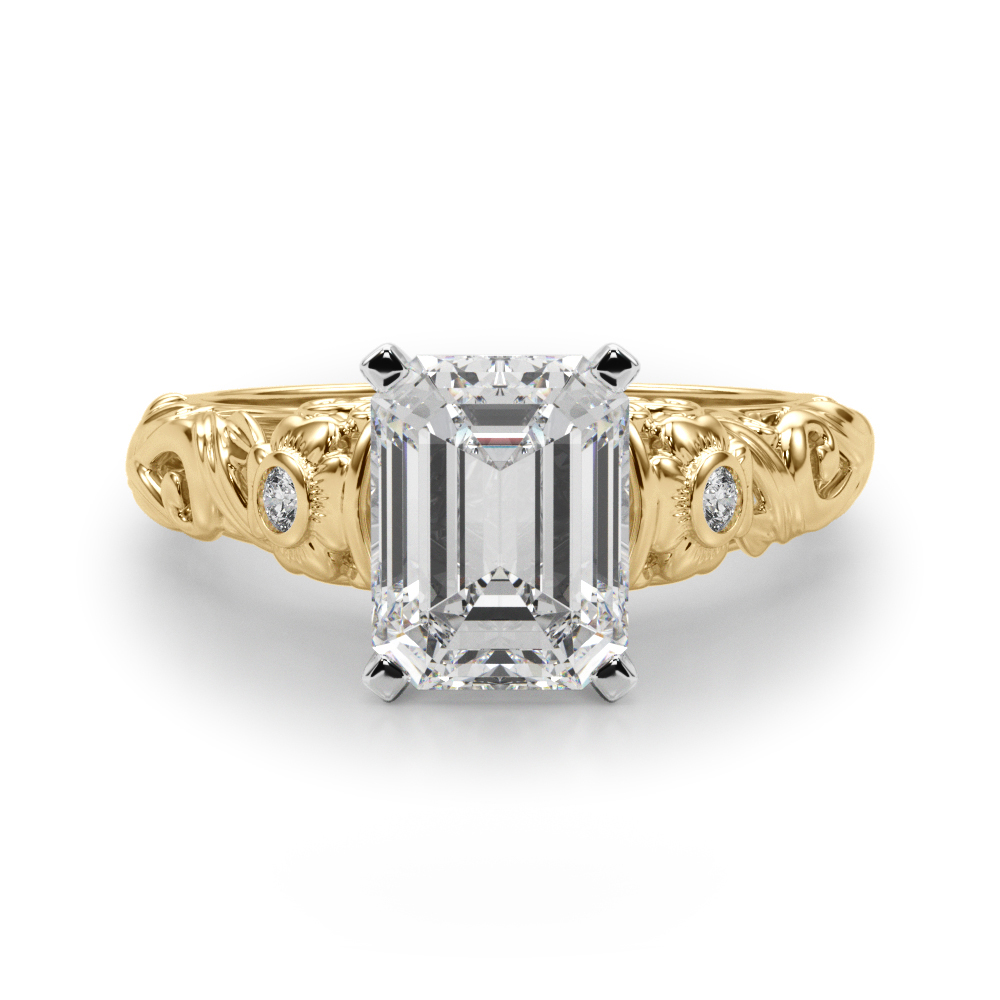 Dafna Natural 4 Prong Set Diamond Ring