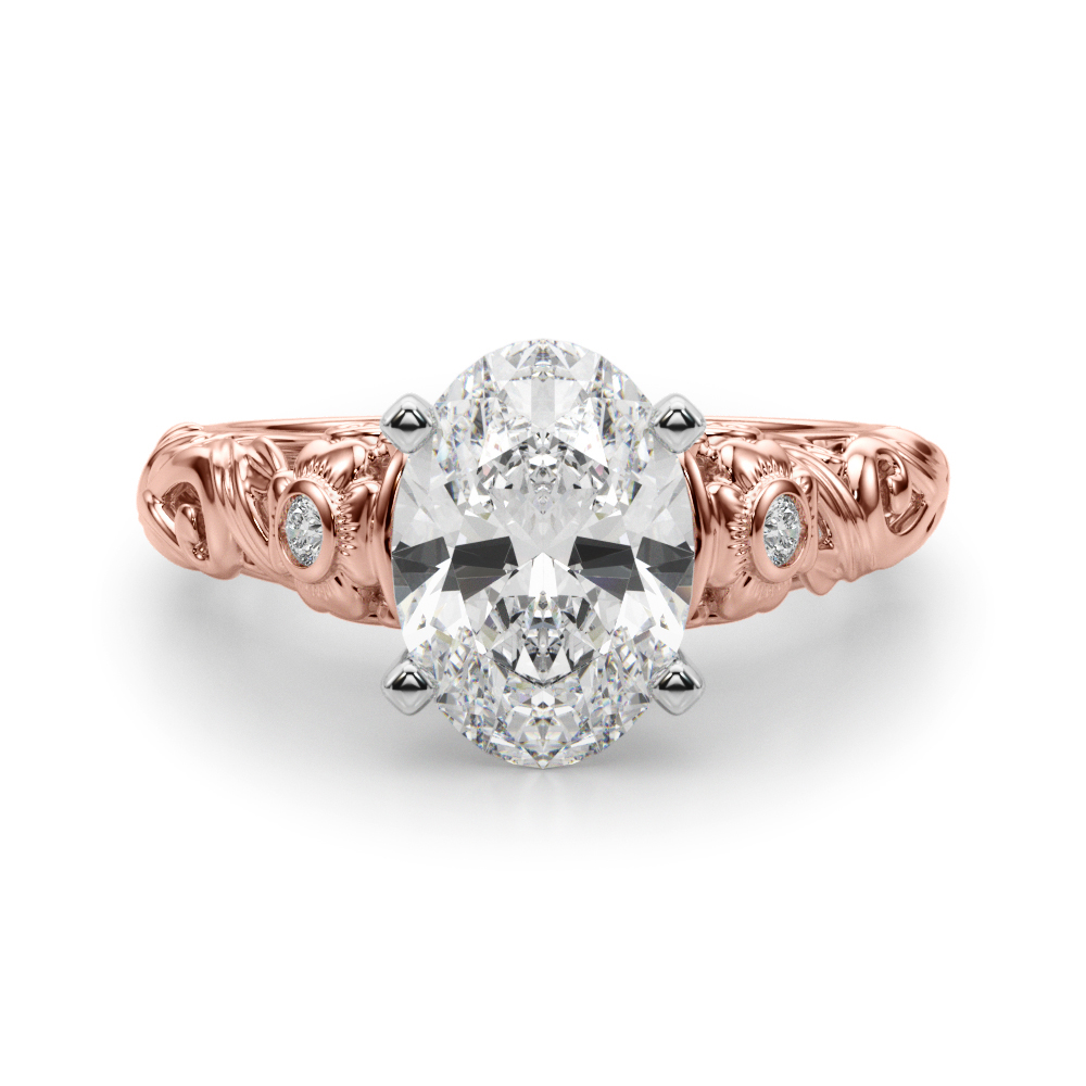 Dafna Natural 4 Prong Set Diamond Ring