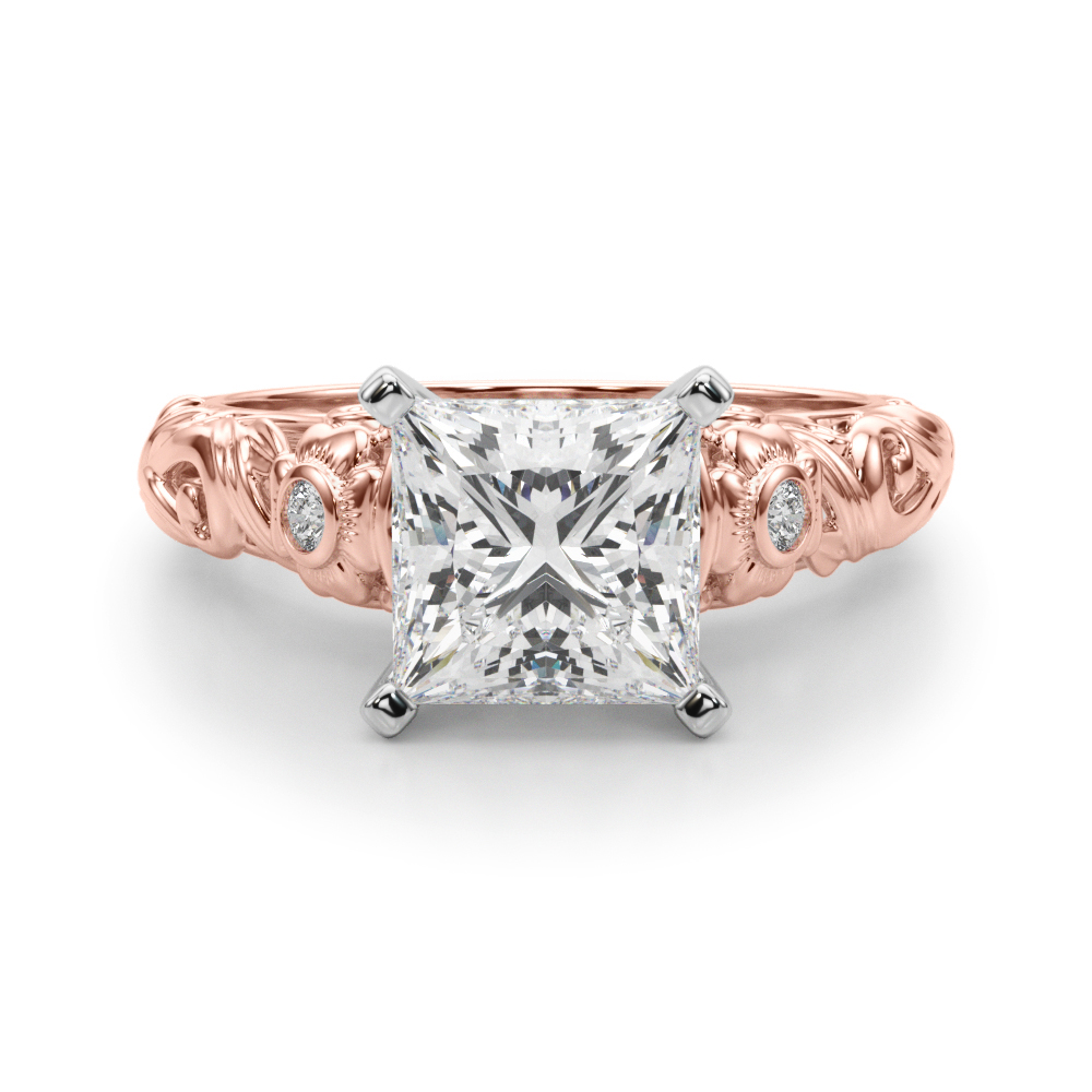 Dafna Natural 4 Prong Set Diamond Ring
