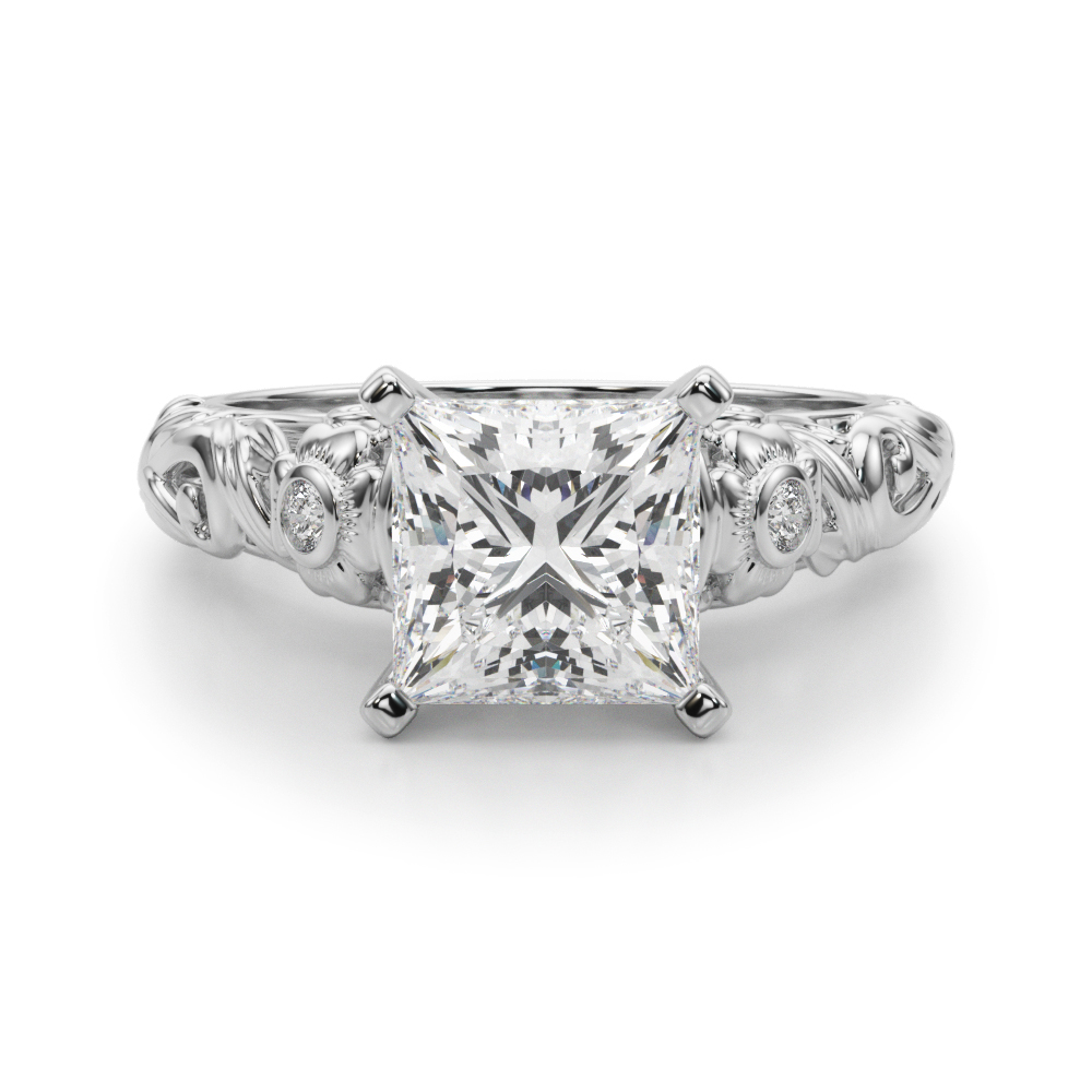 Dafna Natural 4 Prong Set Diamond Ring