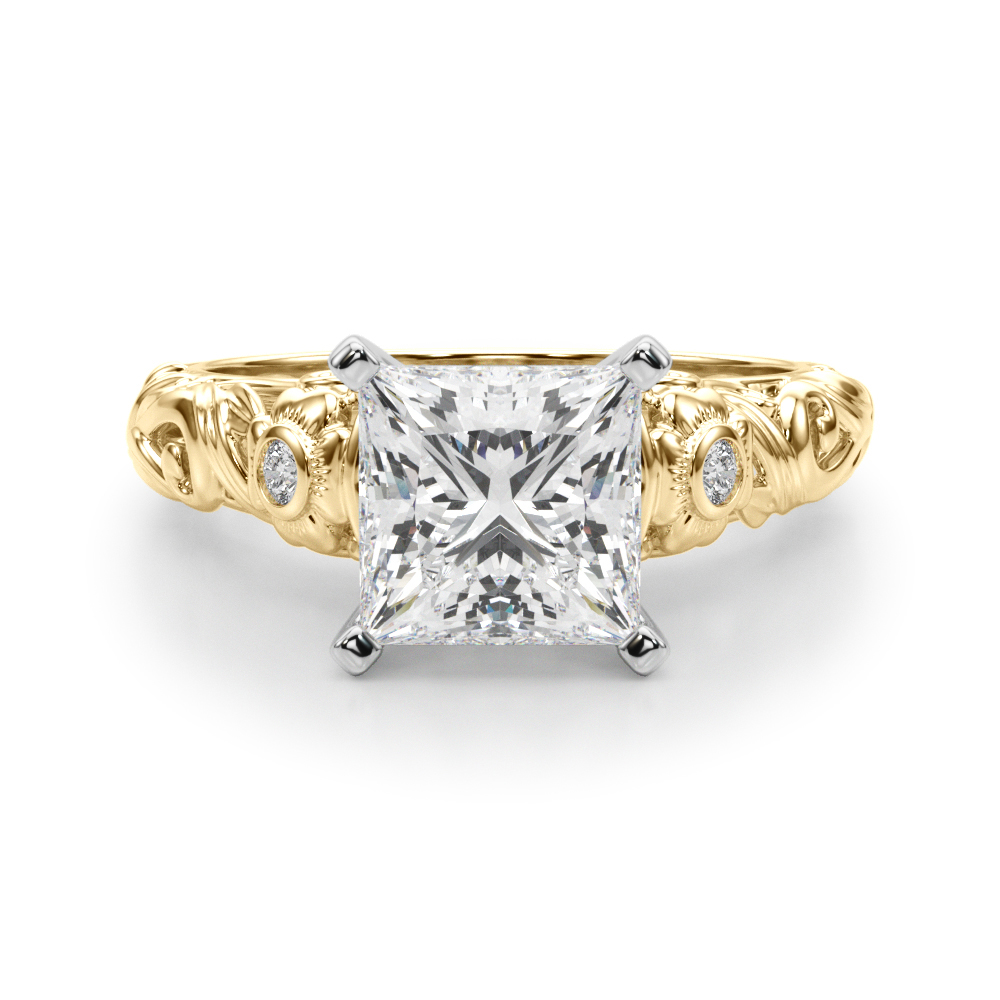 Dafna Natural 4 Prong Set Diamond Ring