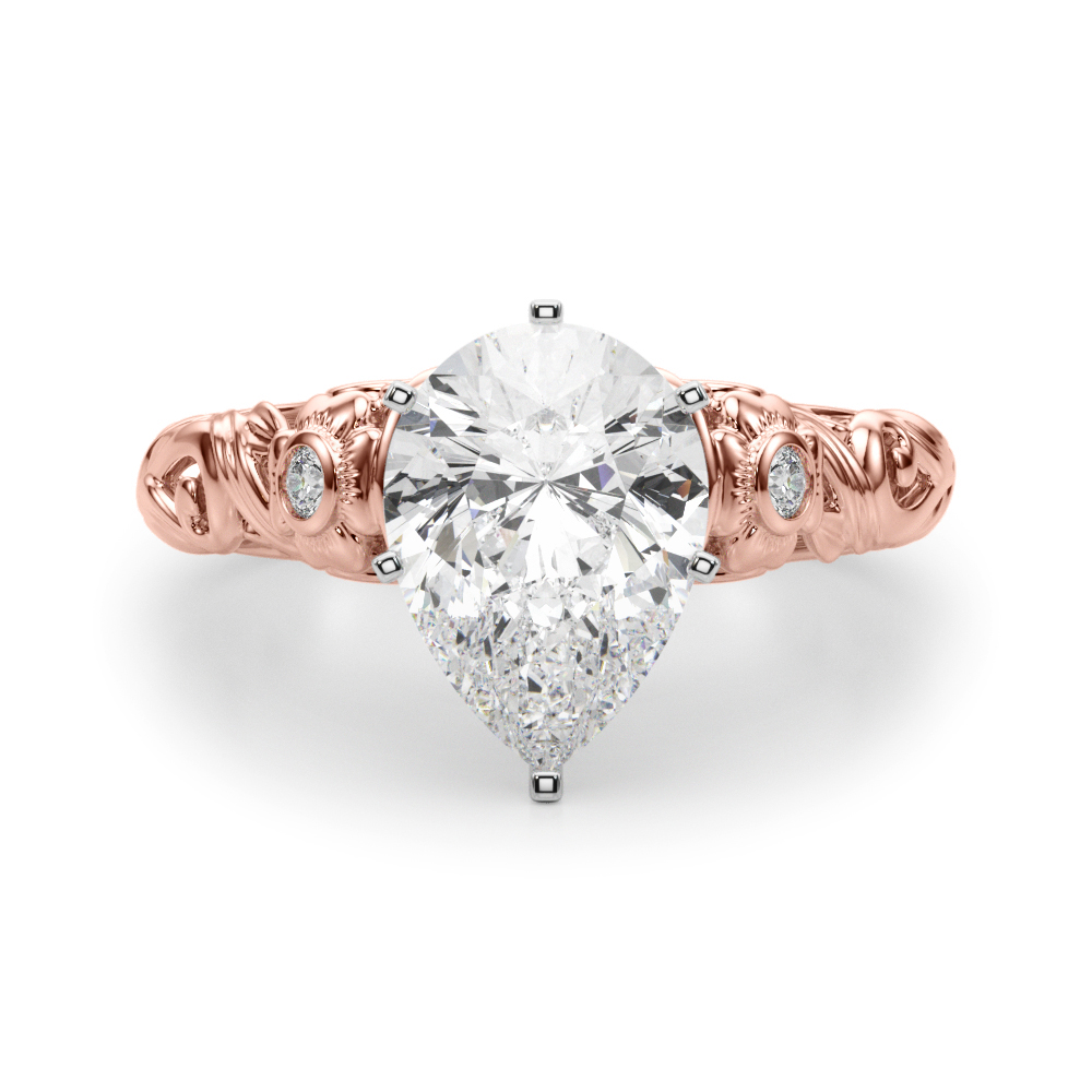 Dafna Natural 6 Prong Set Diamond Ring