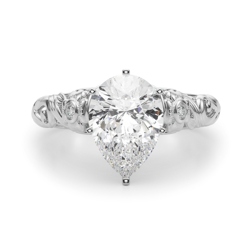 Dafna Natural 6 Prong Set Diamond Ring