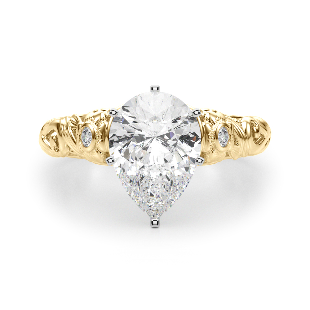 Dafna Natural 6 Prong Set Diamond Ring
