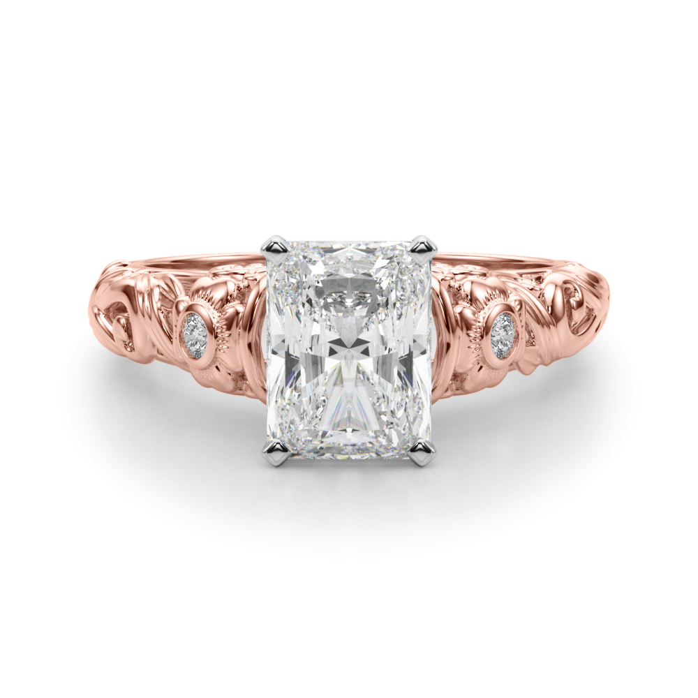 Dafna Natural 4 Prong Set Diamond Ring