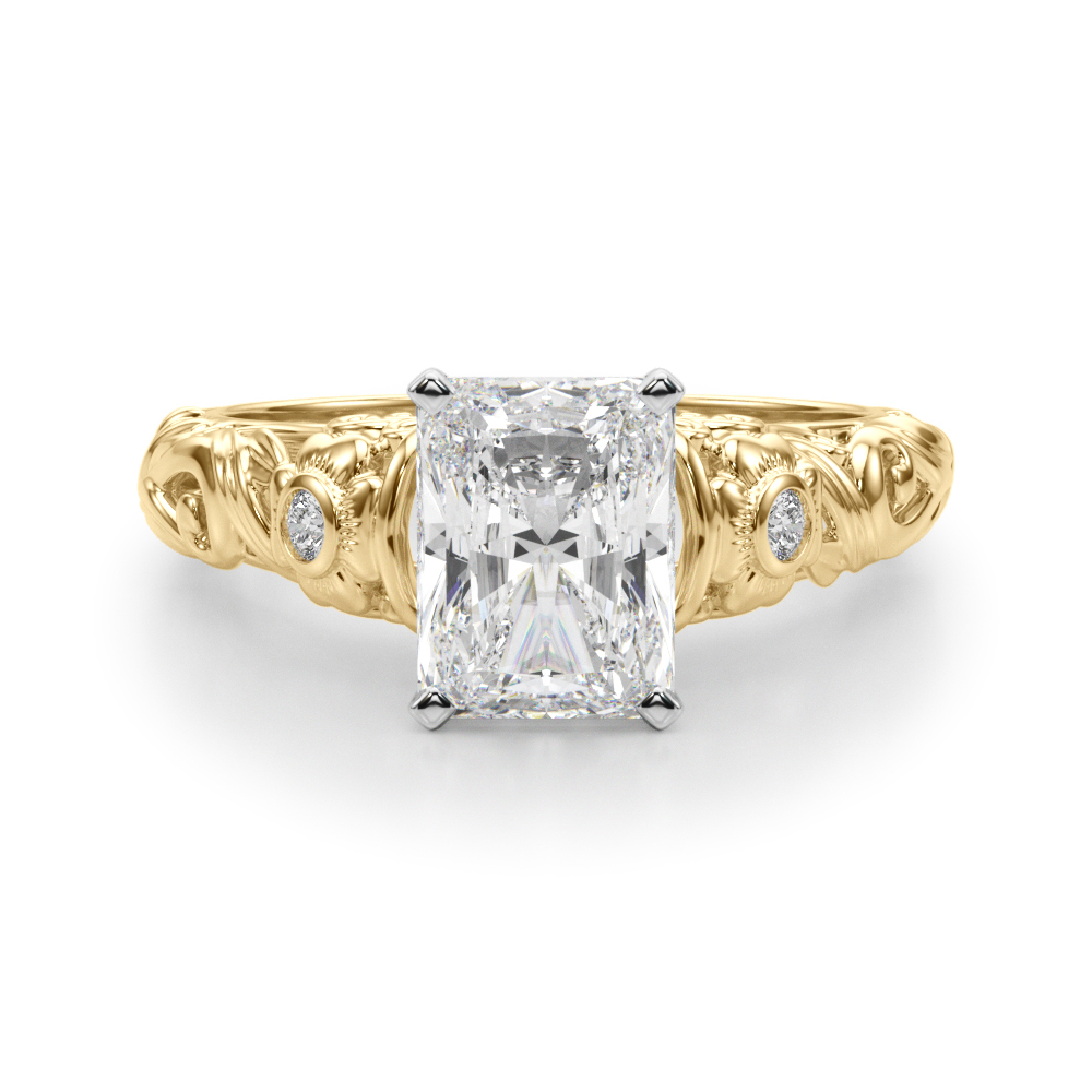 Dafna Natural 4 Prong Set Diamond Ring