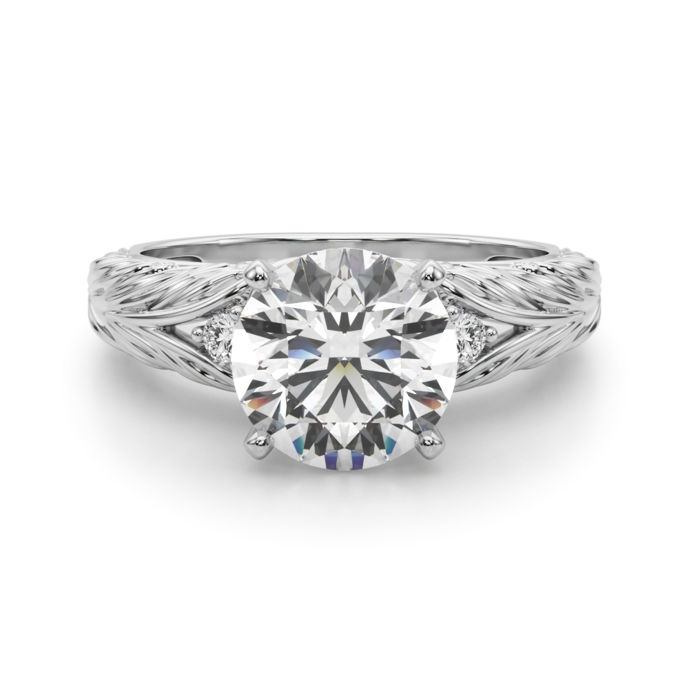 Dhrastlin Lab-Created 4 Prong Set Diamond Ring